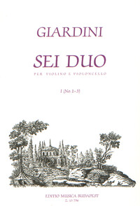 SEI DUO PER VIOLINO E VIOLONCELLO I (NO. 1-3)