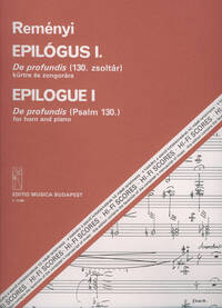 EPILOGUE I. DE PROFUNDIS (PSALM 130) FUR HORN UN COR