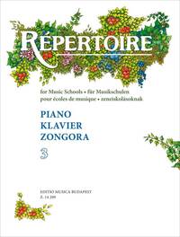 REPERTOIRE FUR MUSIKSCHULEN - KLAVIER III PIANO