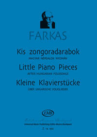 KLEINE KLAVIERSTUCKE NACH UNGARISCHEN VOLKSLIEDER PIANO