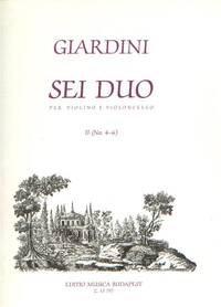 SEI DUO PER VIOLINO E VIOLONCELLO II (NO. 4-6)