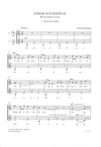 HAROM EGYNEMUKAR CHANT