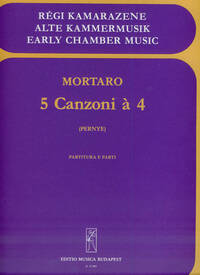 5 CANZONI A 4 MUSIQUE D'ENSEMBLE