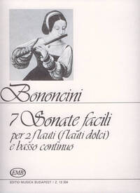7 SONATE FACILI KET FUVOLARA (KET FURULYARA) ES FLUTE TRAVERSIERE