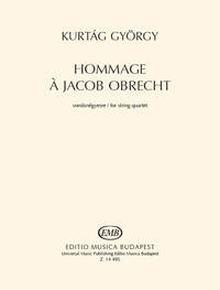 HOMMAGE A JACOB OBRECHT MUSIQUE D'ENSEMBLE