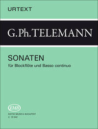 GEORG PHILIPP TELEMANN : SONATAS FOR RECORDER AND CONTINUO - FUR BLOCKFLOTE UND BASSO CONTINUO