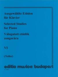 AUSGEWAHLTE ETUDEN VI FUR KLAVIER PIANO