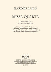MISSA QUARTA FUR GEM. CHOR UND ORGEL