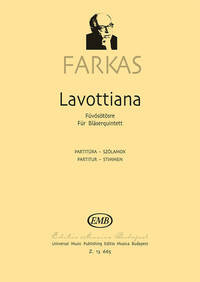 LAVOTTIANA FUR BLASERQUINTETT MUSIQUE D'ENSEMBLE