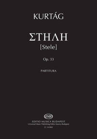 STELE OP.33 ORCHESTRE