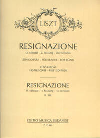 RESIGNAZIONE 1. UND 2. FASSUNGEN PIANO
