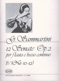 12 SONATA, OP. 2 IV OP. 2 FLUTE TRAVERSIERE