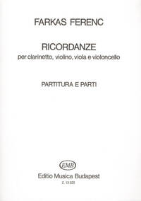 RICORDANZE PER CLARINETTO, VIOLINO, VIOLA E VIOL MUSIQUE D'ENSEMBLE