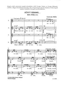 HUNYT SZEMMEL CHANT