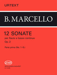 12 SONATE FOR FLUTE AND BASSO CONTINUO, NOS. 1 - 6 - FLUTE TRAVERSIERE ET BASSE CONTINUE