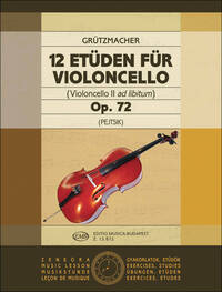12 ETUDEN OP. 72 (VIOLONCELLO II AD LIB.) VIOLONCELLE
