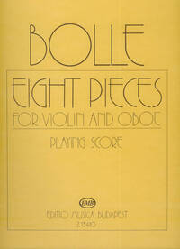 ACHT STUCKE FUR VIOLINE UND OBOE MUSIQUE D'ENSEMBLE
