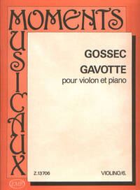 GAVOTTE VIOLON