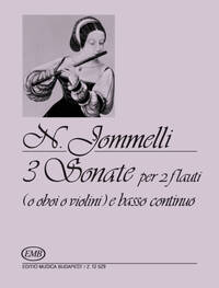 3 SONATE PER 2 FLAUTI (O OBOI O VIOLINI) E BASSO C FLUTE TRAVERSIERE