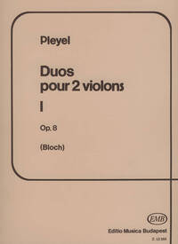 DUOS I OP. 8 FUR ZWEI VIOLINEN VIOLONS