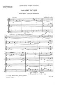 BAKONYI HANGOK CHANT
