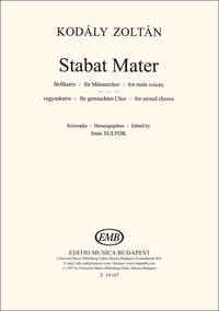 STABAT MATER FUR MANNERCHOR - FUR GEMISCHTEN CHO CHANT