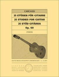 25 ETUDEN FUR GITARRE OP. 60 GUITARE