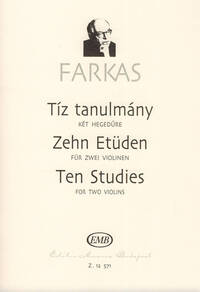 ZEHN ETUDEN VIOLONS
