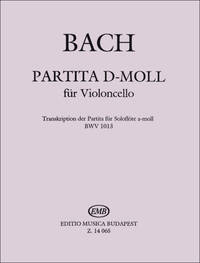 PARTITA D-MOLL FUR VIOLONCELLO TRANSKRIPTION DER VIOLONCELLE