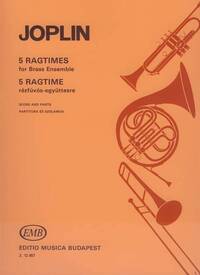 5 RAGTIMES FUR BLECHBLASERENSZLE ENSEMBLE DE CUIVRES