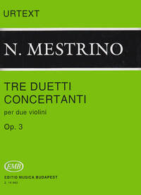 3 DUETTI CONCERTANTI OP 3 VIOLONS