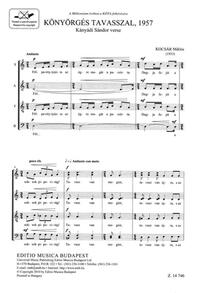 KONYORGES TAVASSZAL, 1957 CHANT