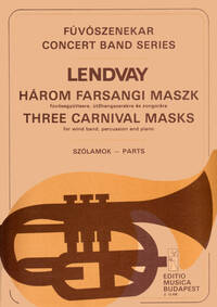 THREE CARNIVAL MASKS -PARTITION+PARTIES SEPAREES