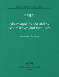ALBUM LEAVES AND INTERLUDES FOR PIANO PIANO