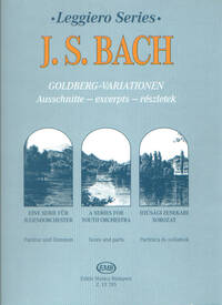 GOLDBERG VARIATIONEN VIER SATZE FUR JUGENDSTREIC ORCHESTRE