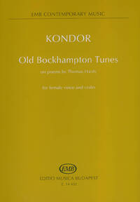 OLD BOCKHAMPTON TUNES ON POEMS BY THOMAS HARDY FOR