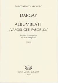 ALBUMBLATT - OVAROSLIGETI FASOR 33.O FUVOLARA ES FLUTE TRAVERSIERE