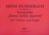 INVOCATIO DONA NOBIS PACEM FUR VIOLINE UND ORGEL