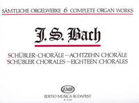 SAMTLICHE ORGELWERKE VI SCHUBLER-CHORALE, ACHTZEH ORGUE