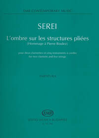 L'OMBRE SUR LES STRUCTURES PLIEES (HOMMAGE A PIE MUSIQUE D'ENSEMBLE