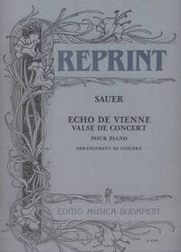 ECHO DE VIENNE. VALSE DE CONCERT (VERSION FUR KO PIANO