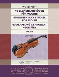 40 ELEMENTARETUDEN OP. 54 VIOLON