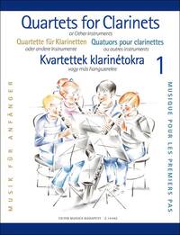 QUARTETS FOR CLARINETS 1 - BEGINNERS CLARINETTES