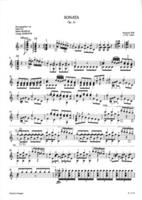 SONATE C-DUR OP. 22 GUITARE