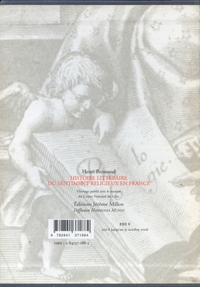 HISTOIRE LITTERAIRE DU SENTIMENT RELIGIEUX EN FRANCE