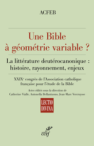 Une Bible à géométrie variable ?