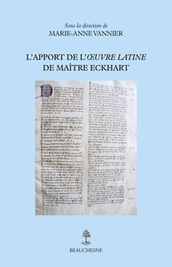 L'APPORT DE L'OEUVRE LATINE DE MAITRE ECKHART