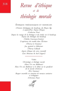 REVUE D'ETHIQUE ET DE THEOLOGIE MORALE