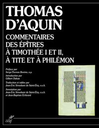 COMMENTAIRES DES EPITRES A TIMOTHEE I ET II, A TITE ET A PHILEMON