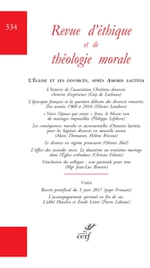 REVUE D'ETHIQUE ET DE THEOLOGIE MORALE 334